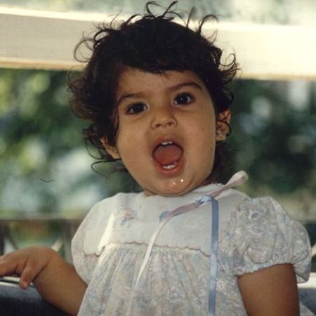 Jameela Jamil when she was a kid